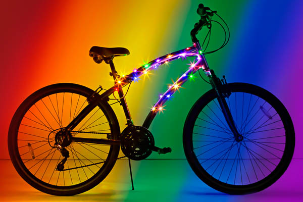 Cosmic Brightz Bike Wrap - Rainbow | Brightz