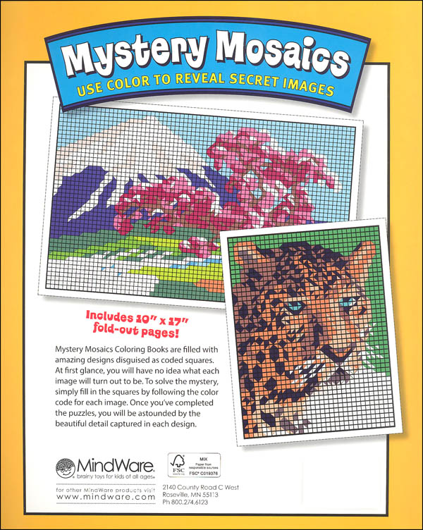 Color By Number Mystery Mosaics: Book 7 | MindWare
