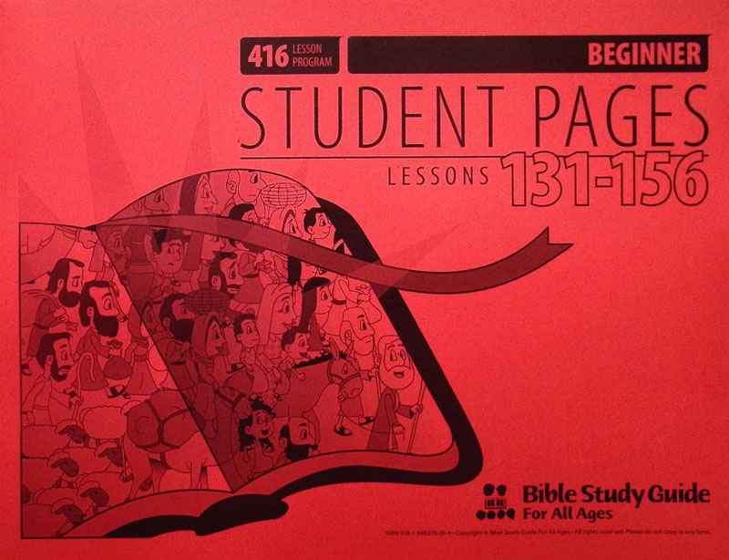 Beginner Student Pages for Lessons 131-156