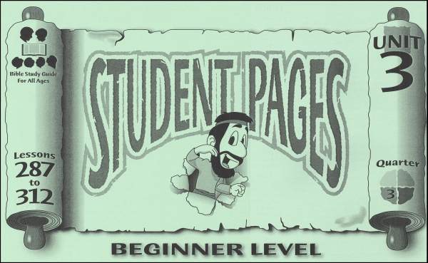 Beginner Student Pages for Lessons 287-312