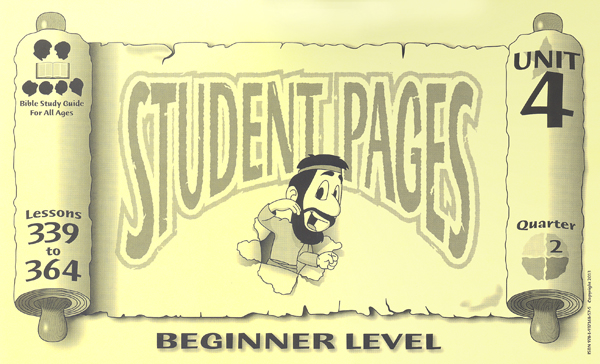 Beginner Student Pages for Lessons 339-364
