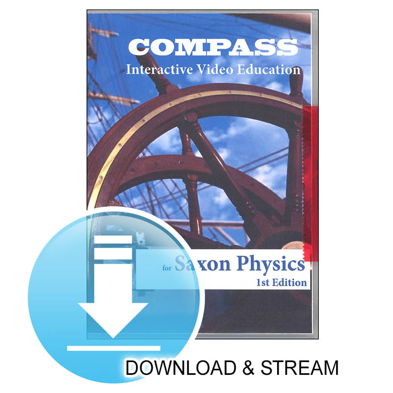 Compass Digital Download Saxon Physics 1st Edition