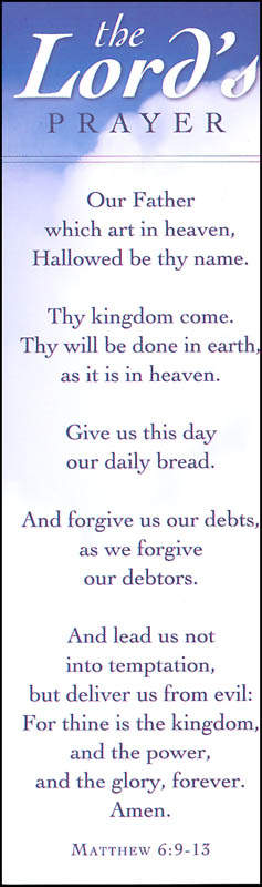 Lord's Prayer Bookmark 