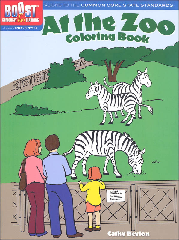 At the Zoo Coloring Book (Boost Series)