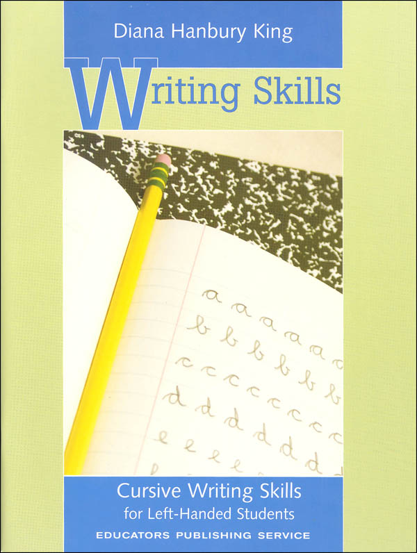 Cursive Writing Skills for LeftHanded Students Educators Publishing