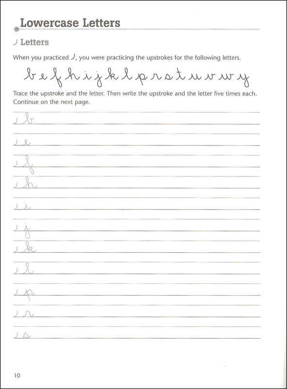 cursive writing skills for left handed students educators publishing