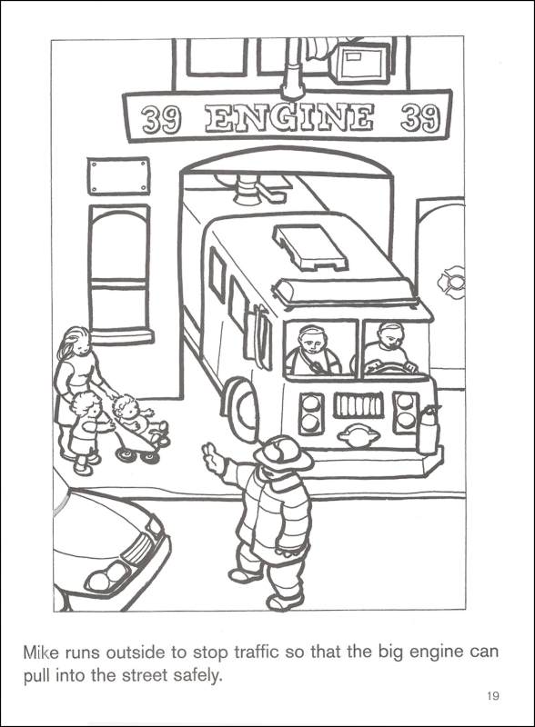 Firefighters Children's Coloring Book | Dover Publications | 9780486426464