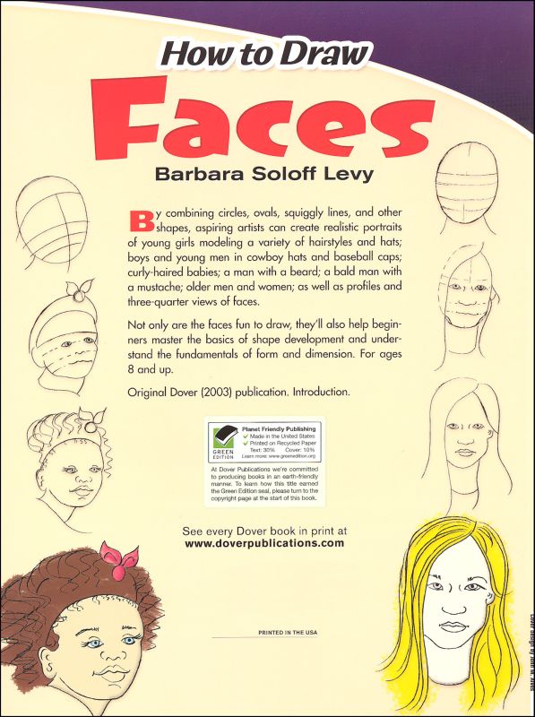 How to Draw Faces Dover Publications 9780486429014