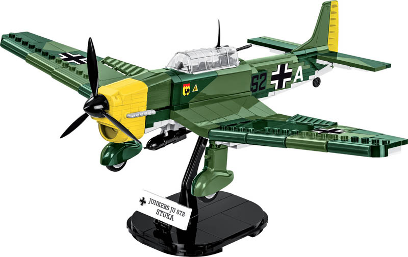 Junkers JU 87B Stuka - 380 Pieces (Small Army WWII Planes) | COBI