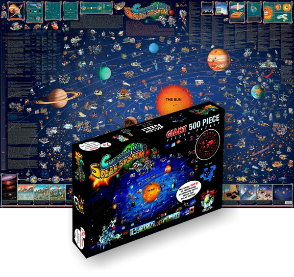 Illustrated Solar System Puzzle