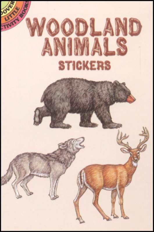 Woodland Animals Stickers Dover Publications 9780486412610