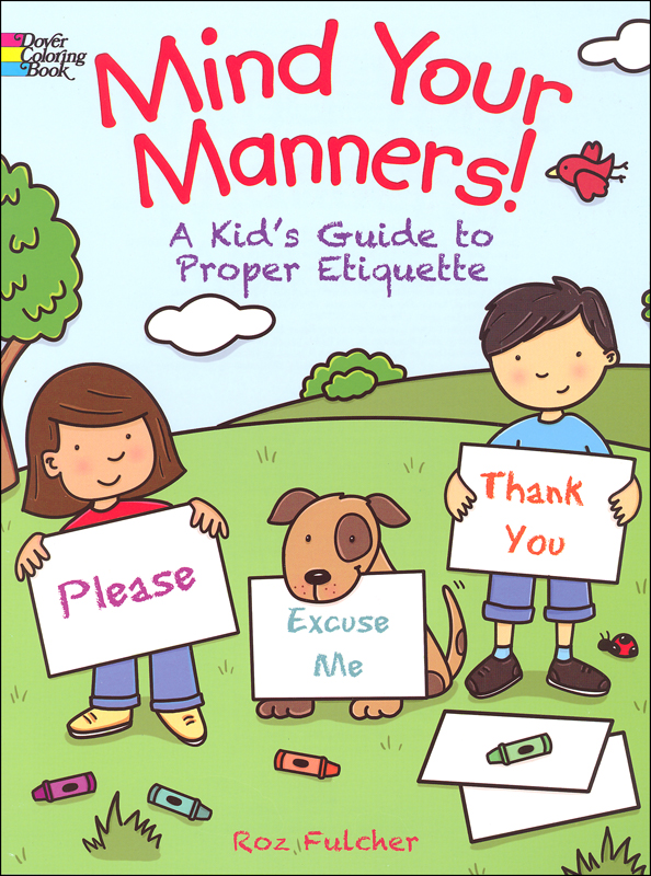 Mind Your Manners! Coloring Book