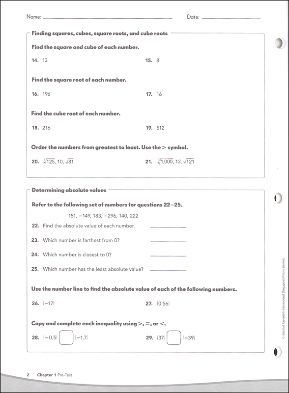 Math in Focus Course 2 Assessments (Gr 7) | Marshall Cavendish ...