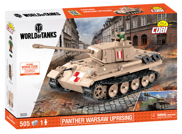 Cobi 3035 WWII PzKpfw V Panther Warsaw Uprising World Of Tanks Neu 