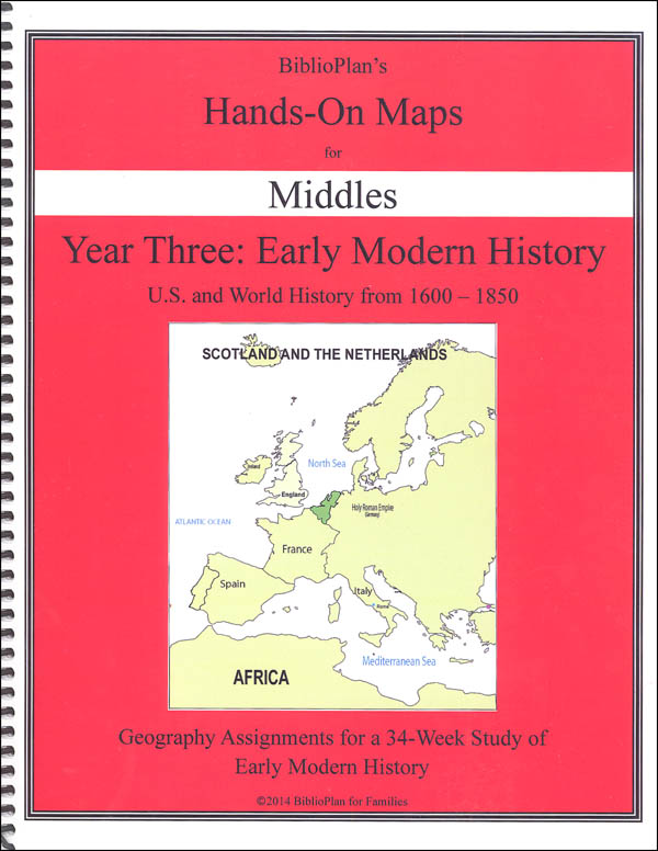 BibloPlan Early America and the World (1600-1850) Map Packet