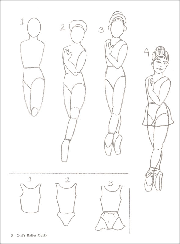 How to Draw Ballet Pictures Dover Publications 9780486470559