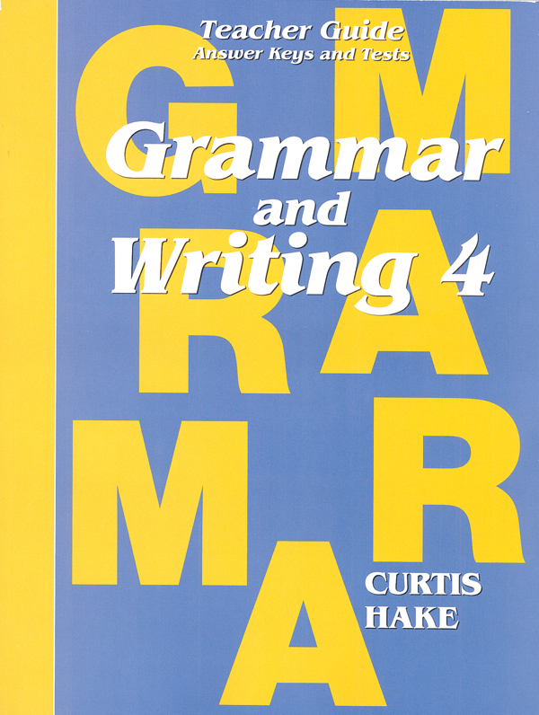 Grammar & Writing 4 Teacher Packet