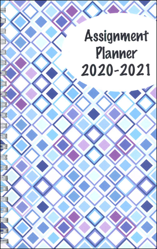 Student Assignment Planner Squares Design August 2020 - August 2021 | House of Doolittle