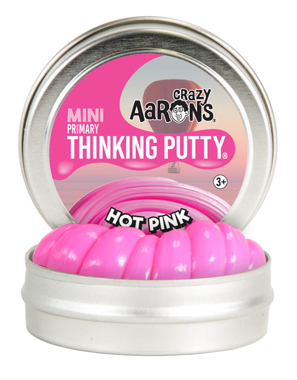 Hot Pink Putty - Small Tin | Crazy Aaron's Puttyworld