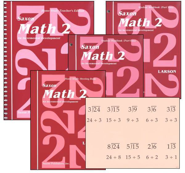 Saxon Math 2 Home Study Kit Saxon Publishers 9781565770195