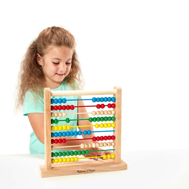 Wooden Abacus Lights, Camera, Interaction