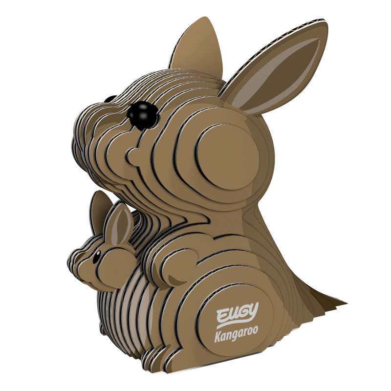 Eugy 3D Kangaroo Dodoland Model | Dodoland