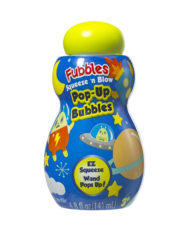 Fubbles Squeeze'n Blow PopUp Bubbles Little Kids