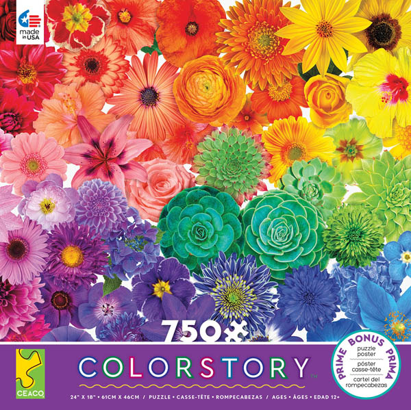 Colorstory Flower Power Puzzle 750 Piece Ceaco