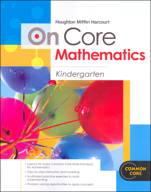 On Core Mathematics Student Edition Worktext Grade K