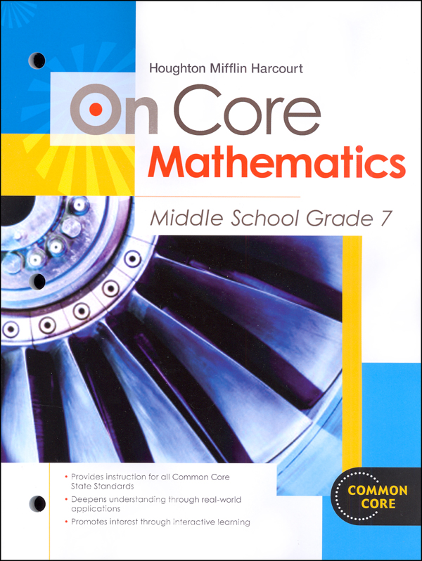 On Core Mathematics Student Edition Worktext Grade 7