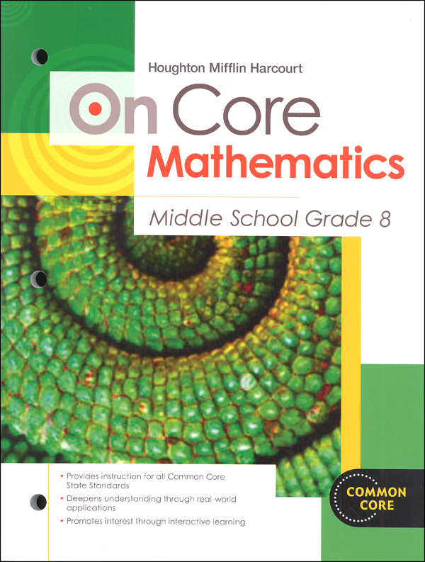 On Core Mathematics Student Edition Worktext Grade 8