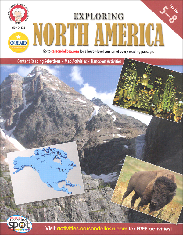 Exploring North America (Continents of the World)  Carson-Dellosa  9781580376310