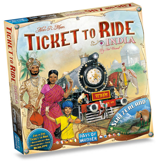 Ticket to Ride India Map Collection/Expansion (Volume 2)