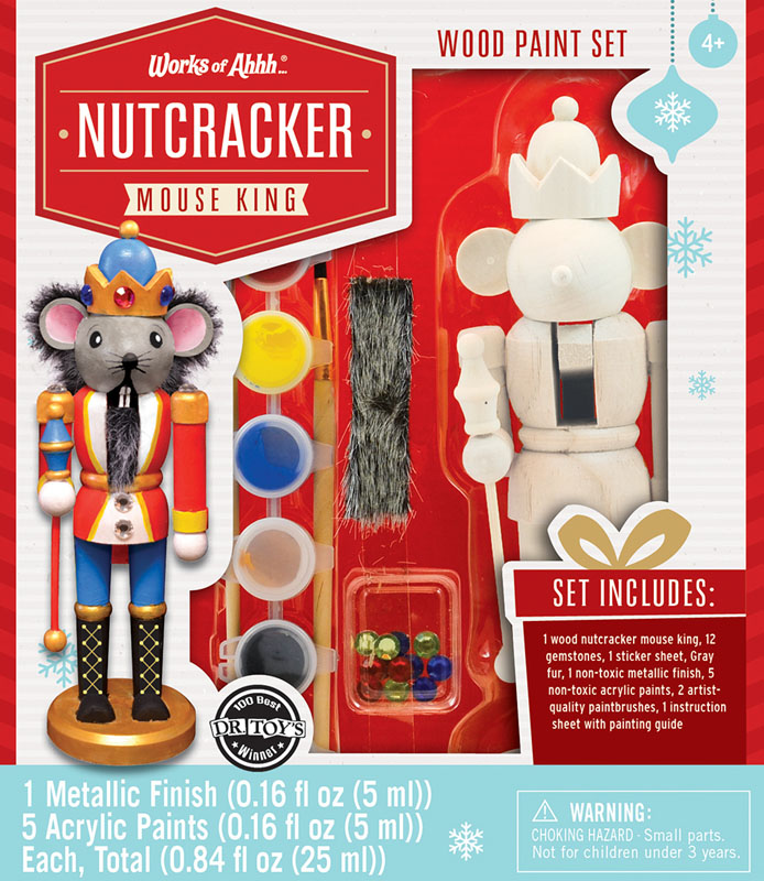 Nutcracker Mouse King Wood Paint Kit