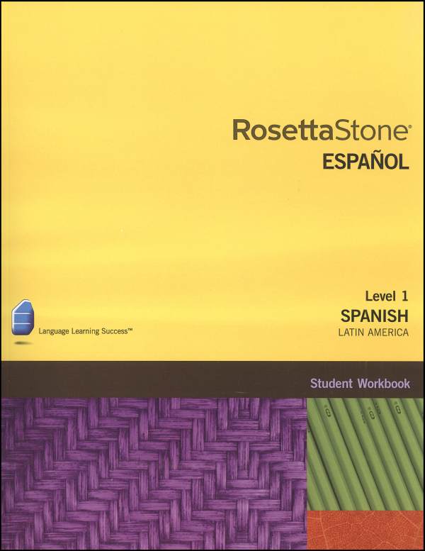 rosetta stone spanish levels 1 3