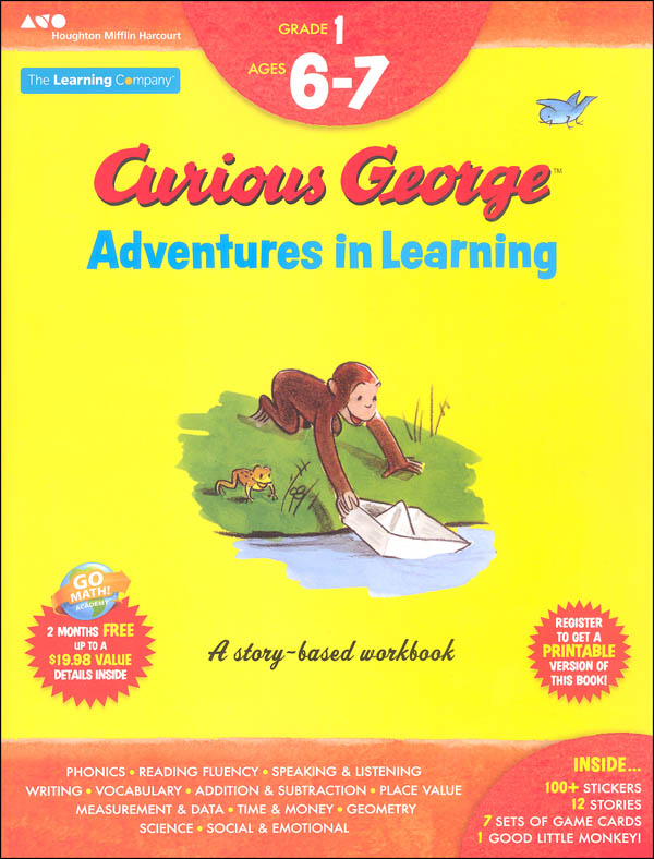 Curious George Adventures in Learning Grade 1 (Ages 6-7)