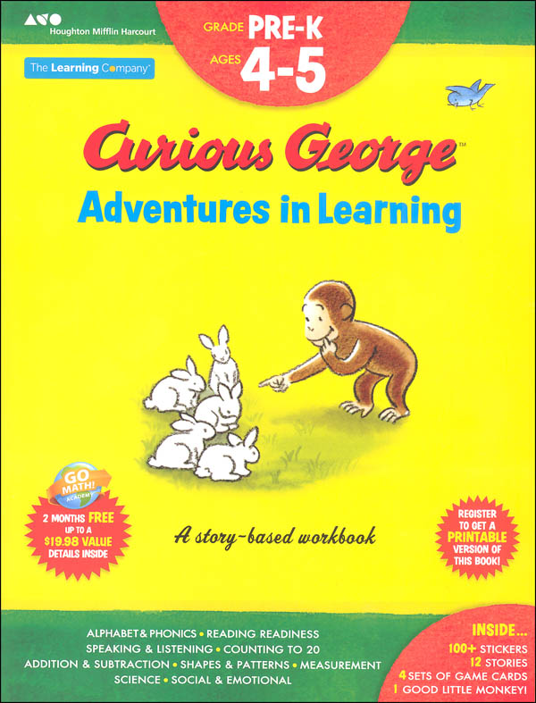 Curious George Adventures in Learning Pre-K (Ages 4-5)