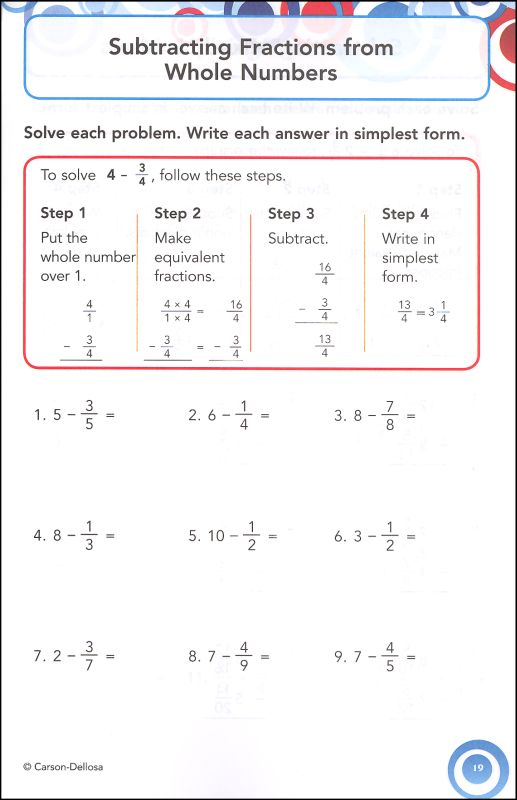 Math Gr 6 Skill Builders | Carson-Dellosa | 9781936023288