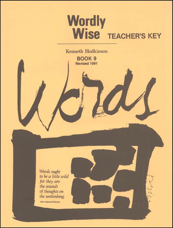 Wordly Wise 9 Teacher Key