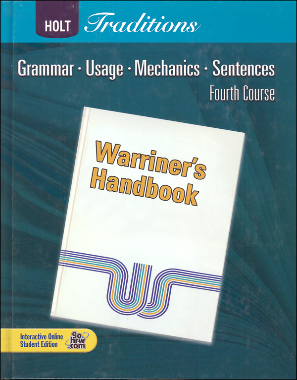 Warriner's Handbook Fourth Course Grade 10 Student Text Only (Holt