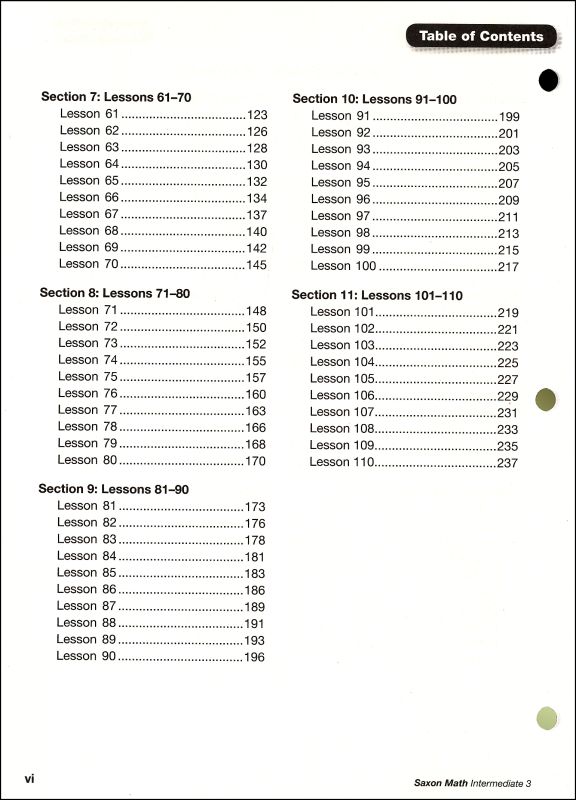 saxon math intermediate 3 written pract wrkbk saxon publishers