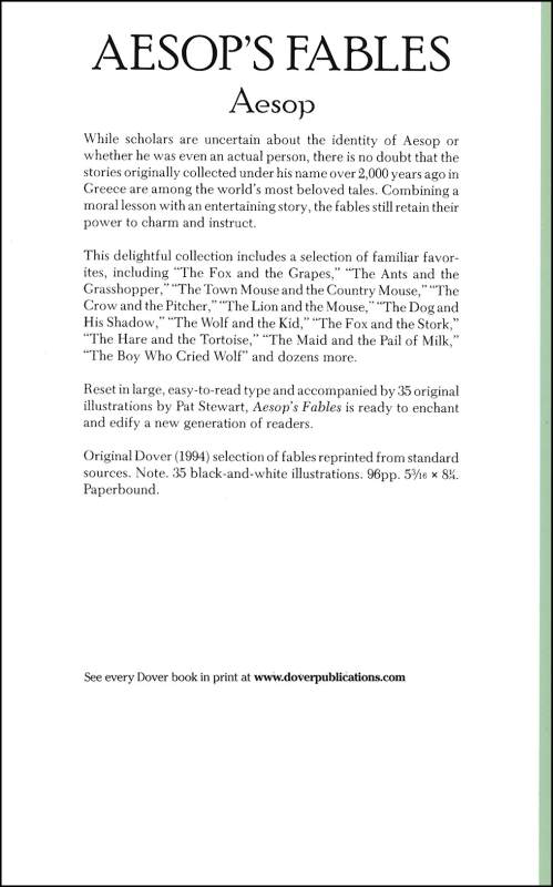 aesop-s-fables-dover-publications-9780486280202