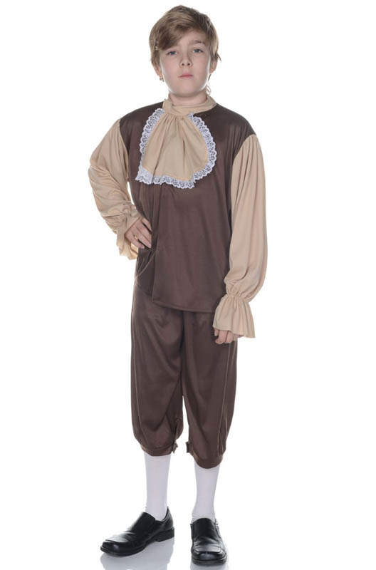 Colonial Boy Standard Costume - Small | Underwrap Kids