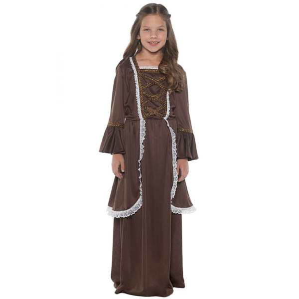 Colonial Girl Standard Costume - Small