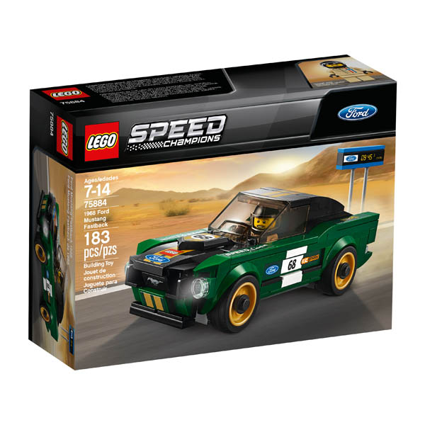 lego ford mustang gt speed champions