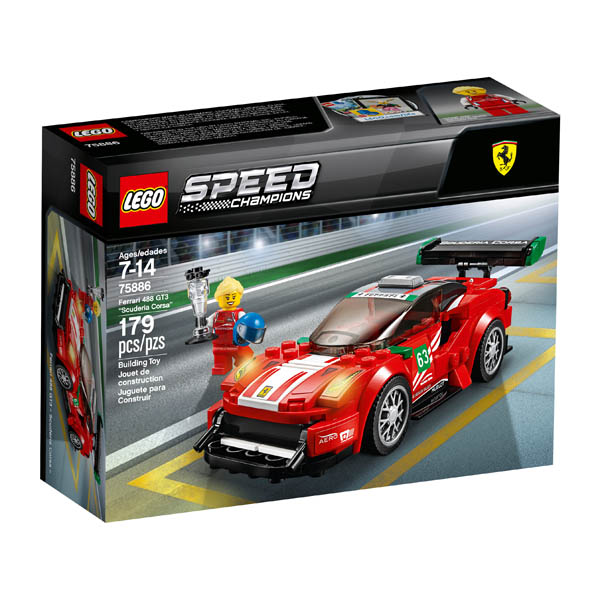 lego speed champions ferrari 488 gt3 scuderia corsa 75886
