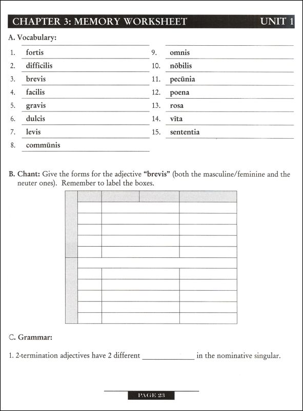 Latin for Children: Primer C Text | Classical Academic Press
