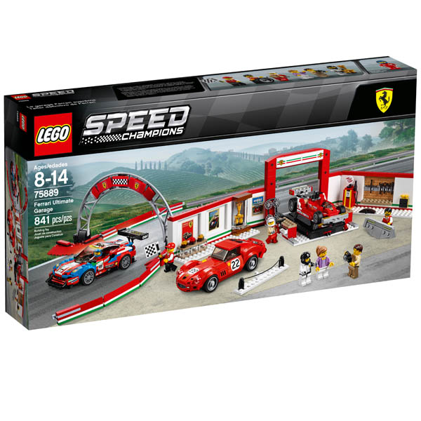lego speed champions ferrari garage