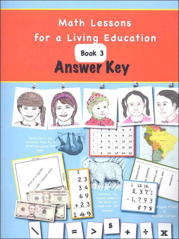 Math lessons for living education book 3 answer key angela o dell
