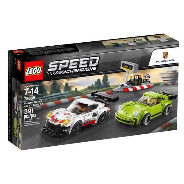 lego speed champions porsche 911 rsr & 911 turbo 3.0